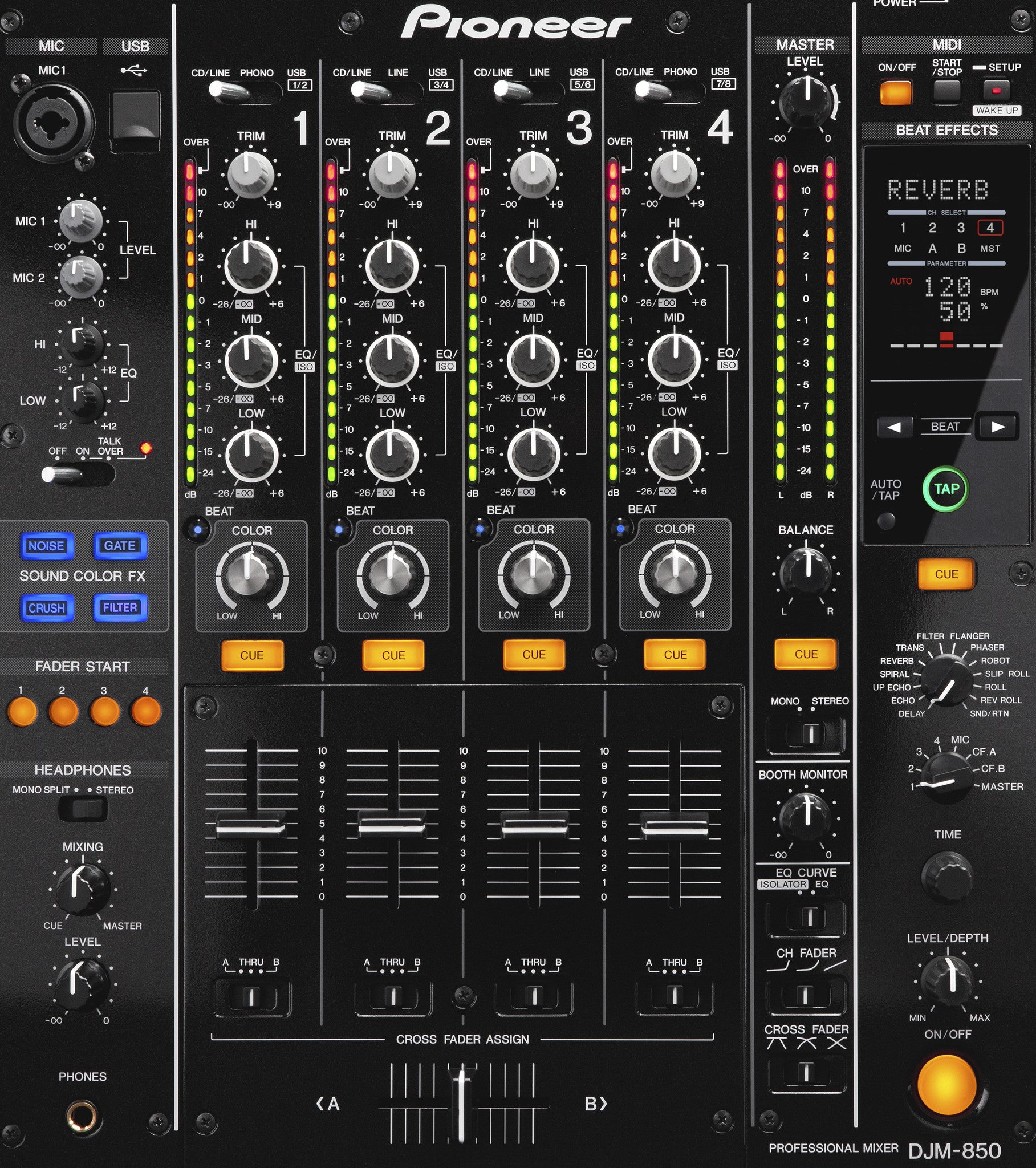 Pioneer DJM-850 プロフェッショナルミキサー DJM_850K_TOP_1_1334145306.jpg?